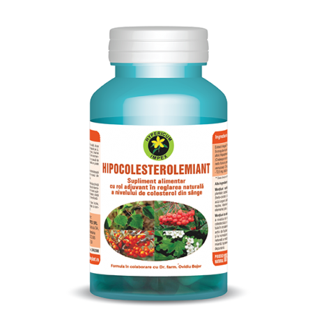 HIPOCOLESTEROLEMIANT, 60CPS - HYPERICUM