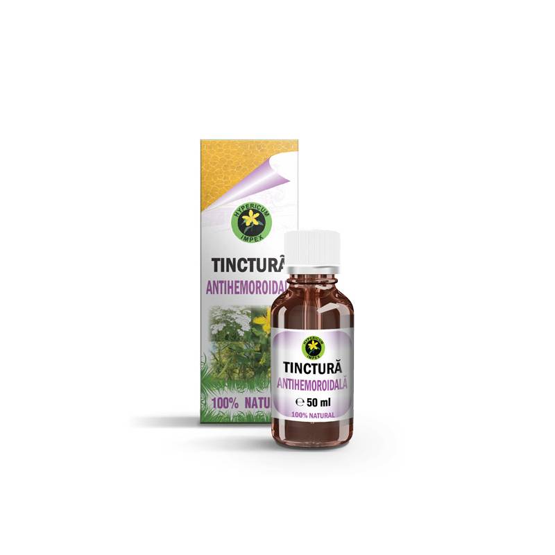 Tinctura Antihemoroidala, 50ml - HYPERICUM
