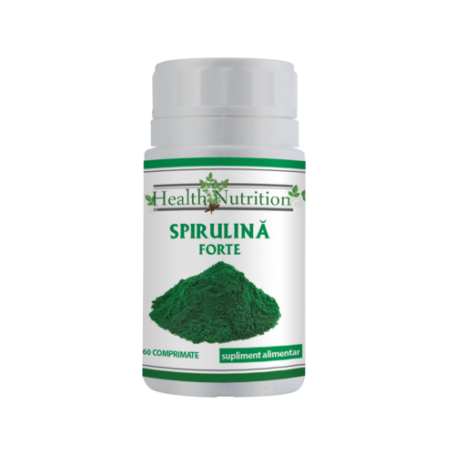 Spirulina Forte, 500mg, 60tbs - Health Nutrition