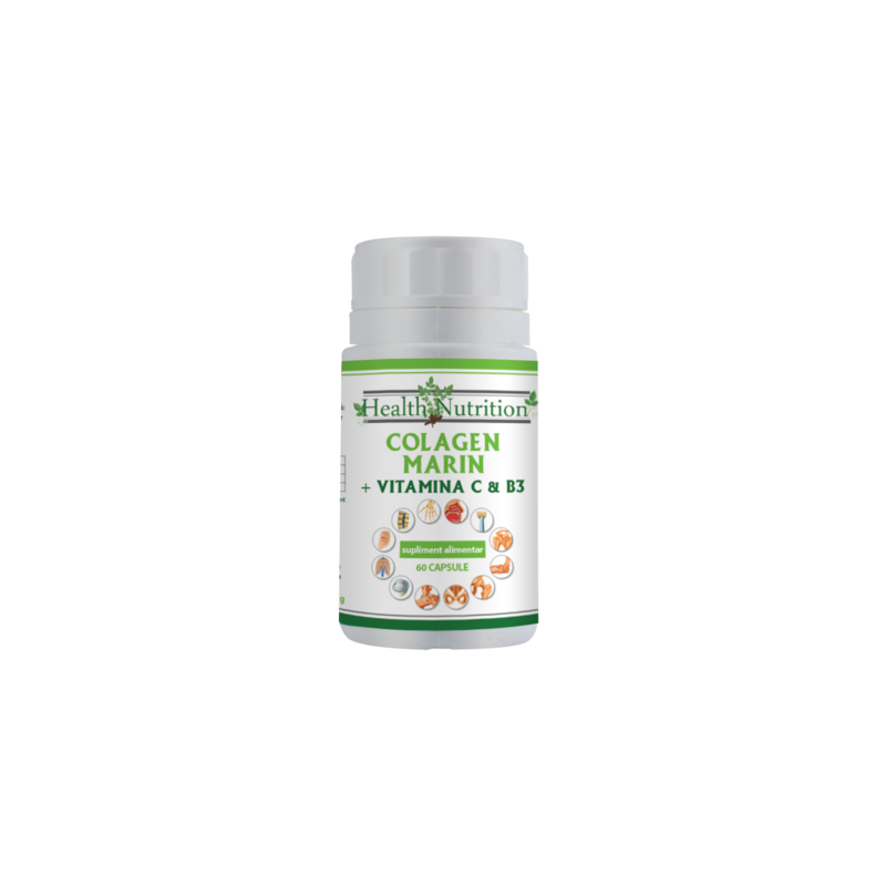 Colagen marin Forte, Vitamina B3 si Vitamina C, 60tbs - Health