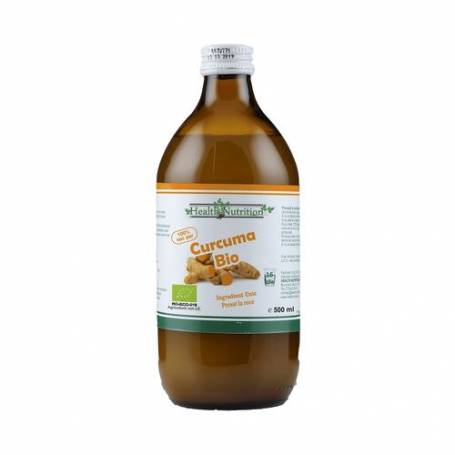 Curcuma suc 100% pur, eco-bio, 500ml - Health Nutrition