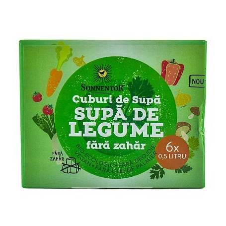Cub supa de legume fara zahar, 6cuburi - SONNENTOR