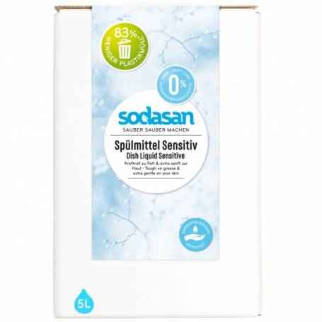 Detergent de vase sensitiv, eco-bio, 5l - Sodasan