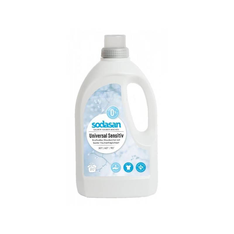 Detergent lichid bio universal sensitiv, 1.5L - Sodasan