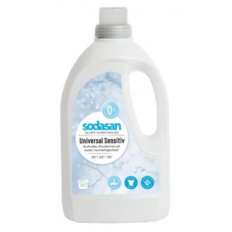 Detergent lichid bio universal sensitiv, 1.5L - Sodasan