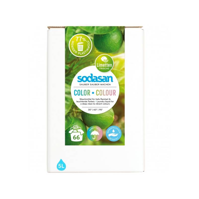 Detergent lichid pentru rufe colorate, 5L - Sodasan