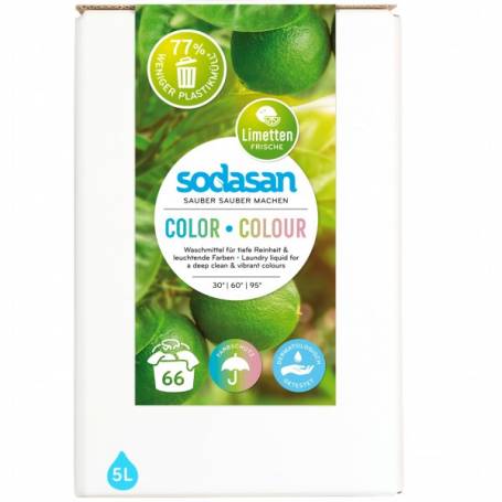 Detergent lichid pentru rufe colorate, 5L - Sodasan
