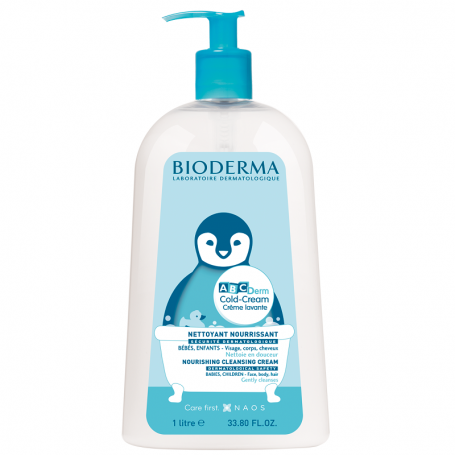 Crema de spalare ABCDerm Cold Cream, 1L - Bioderma