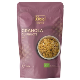 Granola cu fructe, eco-bio, 200g - Obio