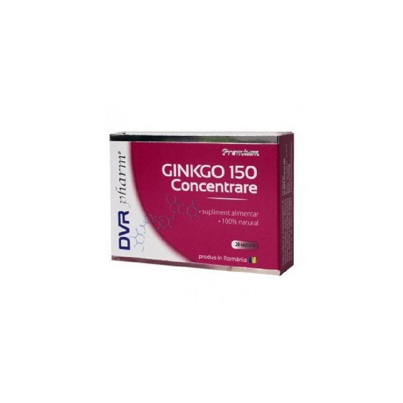Gingko 150mg concentrare 20cps -DVR Pharm