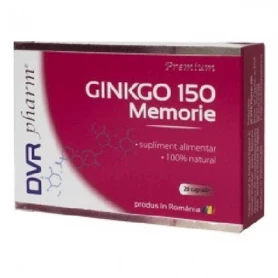 Gingko 150mg memorie 20cps -DVR Pharm