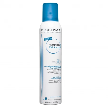 Spray anti-prurit cu efect calmant imediat, Atoderm SOS, 200ml - Bioderma