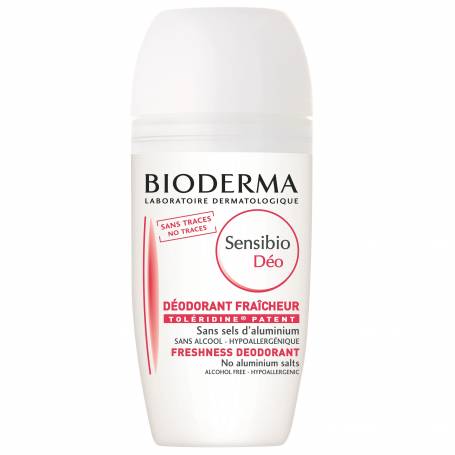 Deodorant roll-on anti-perspirant, Sensibio, 50ml - Bioderma