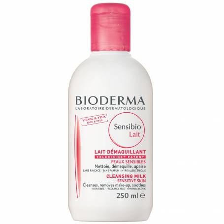 Lapte demachiant, Sensibio, 250ml - Bioderma