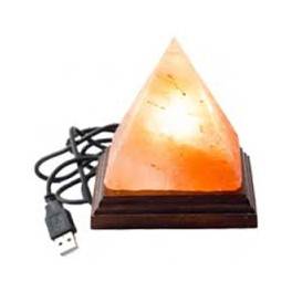 Lampa sare de himalaya piramida usb - monte crystal