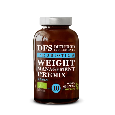 Premix probiotice pentru controlul greutatii, 60cps - Diet-Food