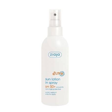 Lotiune spray rezistenta la apa SPF50, 170ml - Ziaja