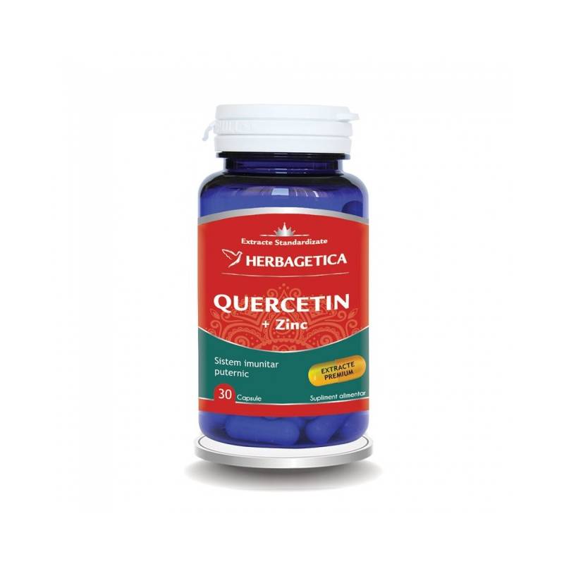 Quercetin Cu Zinc, 30cps - HERBAGETICA