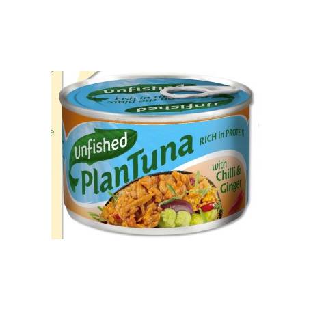 PLANTUNACU ARDEI IUTE ȘI GHIMBIR, 150g - UNFISHED PLANTUNA