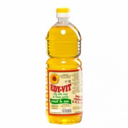 Ulei din seminte de floarea soarelui presat la rece 1000ml - EDY-VIT