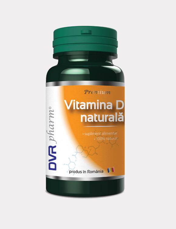 Vitamina d naturala 60cps - dvr pharm