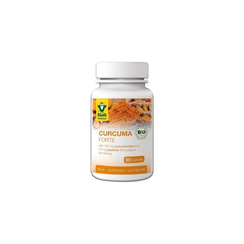 Turmeric forte, 500mg, eco-bio, 90cps - Raab