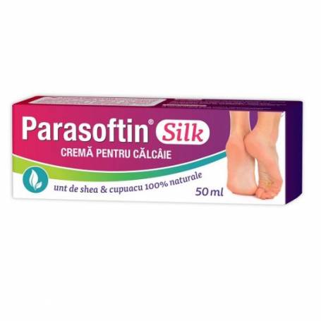 Crema pentru calcaie, Silk Parasoftin, 50ml - Zdrovit