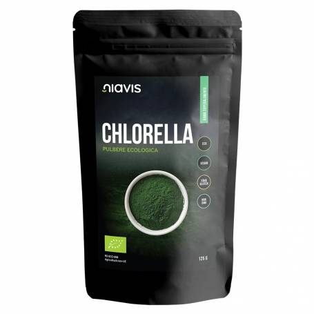 Chlorella pulbere,  eco-bio,125g - Niavis