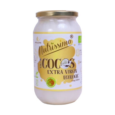 Ulei de cocos, extravirgin, 1000ml - Nutrissimo