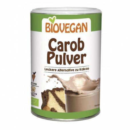 Pudra carob, fara gluten, eco-bio, 200g - Biovegan