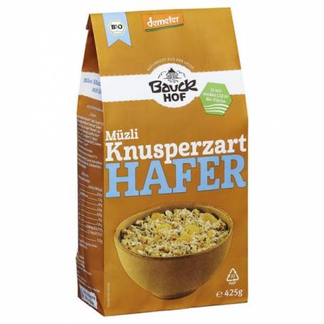 Musli crocant cu ovaz, eco-bio, 425g -  Bauck Hof