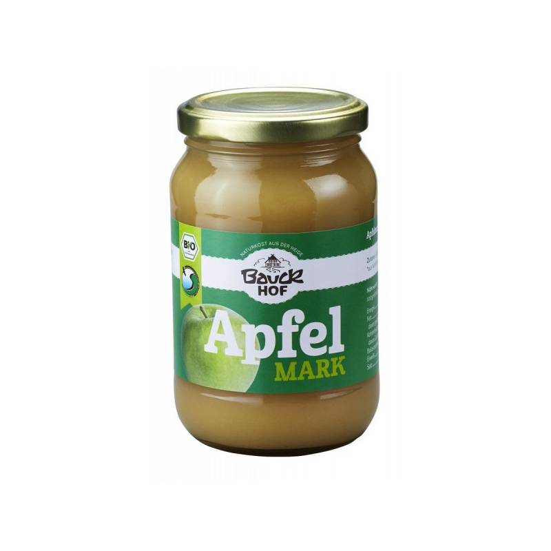 Piure de mere, fara zahar, eco-bio, 360g - Bauck Hof