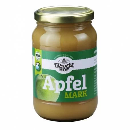 Piure de mere, fara zahar, eco-bio, 360g - Bauck Hof