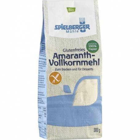 Faina integrala din amarant, fara gluten, eco-bio, 300g - Spielberger