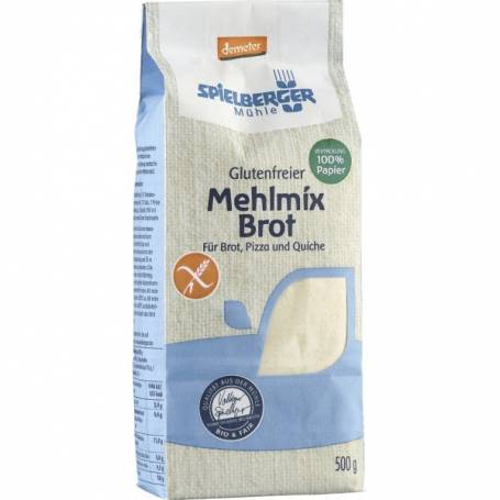 Mix de faina neagra, fara gluten, eco-bio, 500g - Spielberger