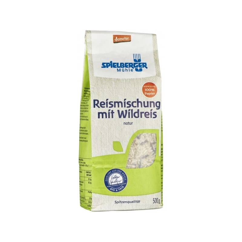 Orez amestec cu orez salbatic, eco-bio, 500g - Spielberger