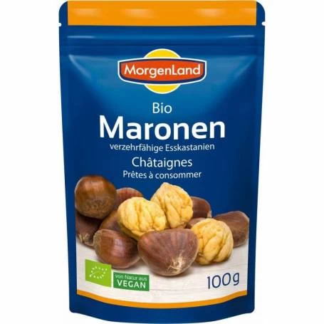 Castane gata de consum, eco-bio, 100g - Morgenland