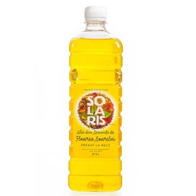 Ulei din seminte de floarea soarelui presat la rece 1000ml - SOLARIS