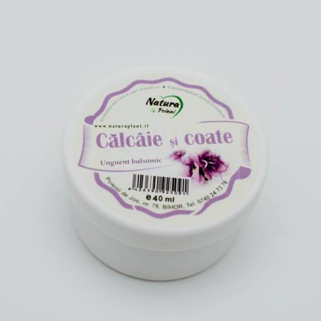 Unguent balsamic pentru calcaie si coate, 40ml – Natura Plant Poieni