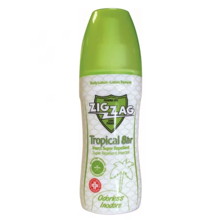 Lotiune de corp impotriva tantarilor, tropical inodor, 100ml - Zig Zag