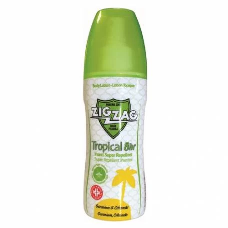 Lotiune de corp impotriva tantarilor, tropical geranio, 100ml - Zig Zag