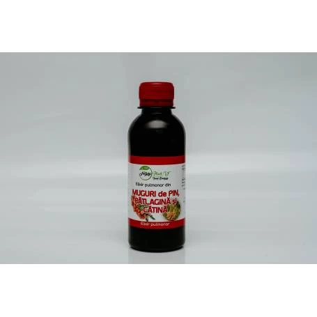 Elixir pulmonar din muguri de pin, patlagina si catina, 200ml – Natura Plant Poieni