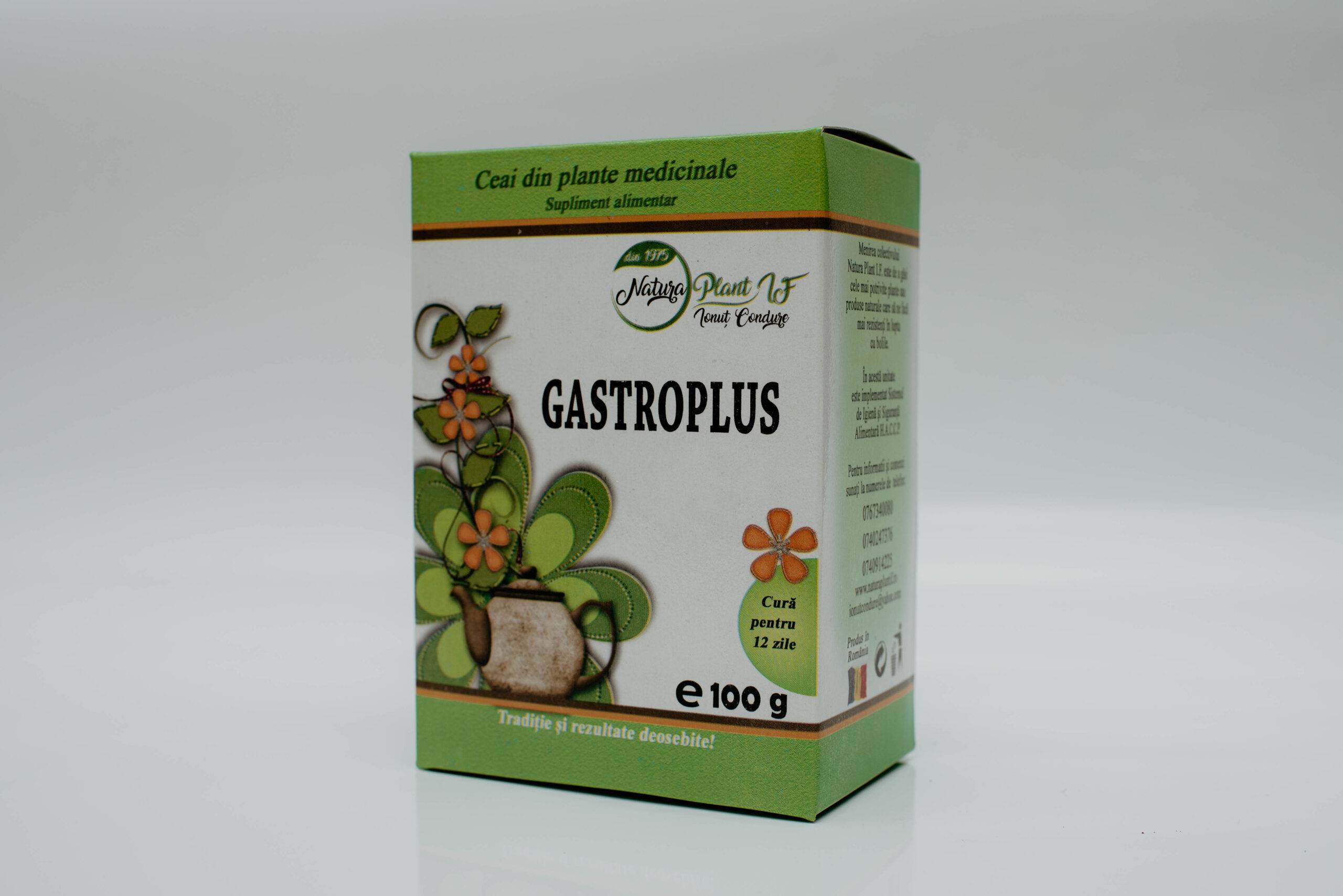 Ceai gastroplus, 100g – natura plant poieni