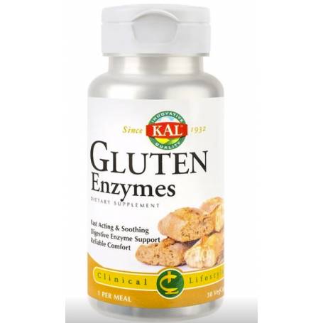 Gluten enzymes, 30cps - Secom - Kal