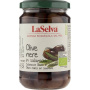 Masline negre cu samburi in saramura, eco-bio, 310g - La Selva