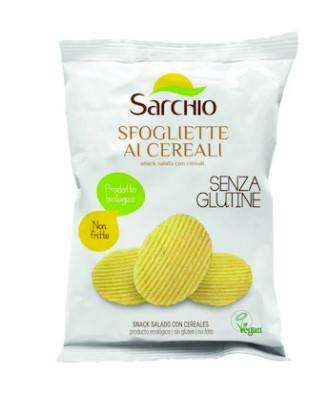Snack cu cereale, fara gluten, 55g - sarchio