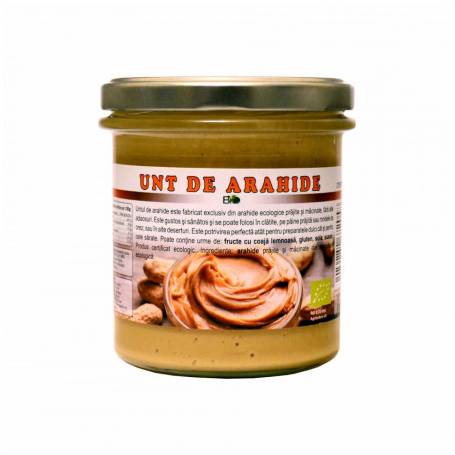 Unt de arahide, eco-bio, 350g - Deco