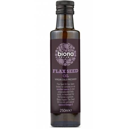 Ulei virgin din seminte de in, eco-bio, 250ml - Biona