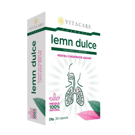 Lemn dulce, 30cps - VitaCare