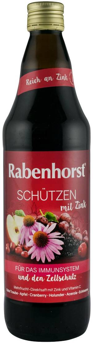 Suc de fructe protectie cu zinc, 750ml - rabenhorst